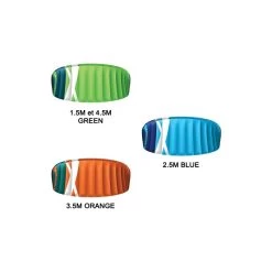 Pack Mountainboard Korvenn / Aile Crosskites Quattro à Poignées -Ocean Soldes aile crosskites quattro sur poignees 2022 2