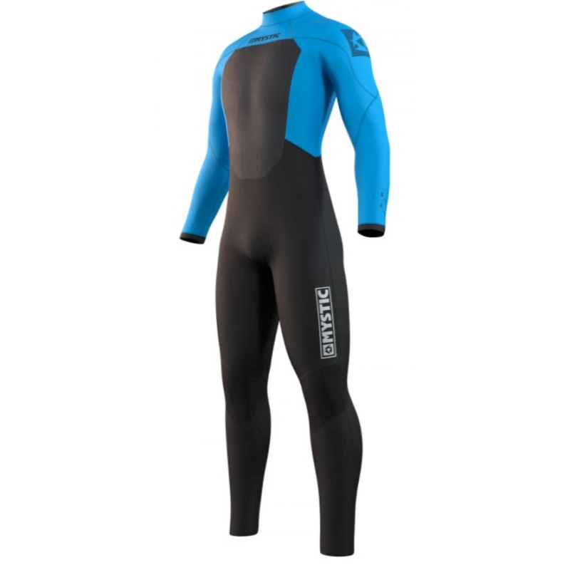 Combinaison Mystic Star Backzip 4/3 Blue 2022 1 Combinaison Mystic Star Backzip 4/3 Blue 2022