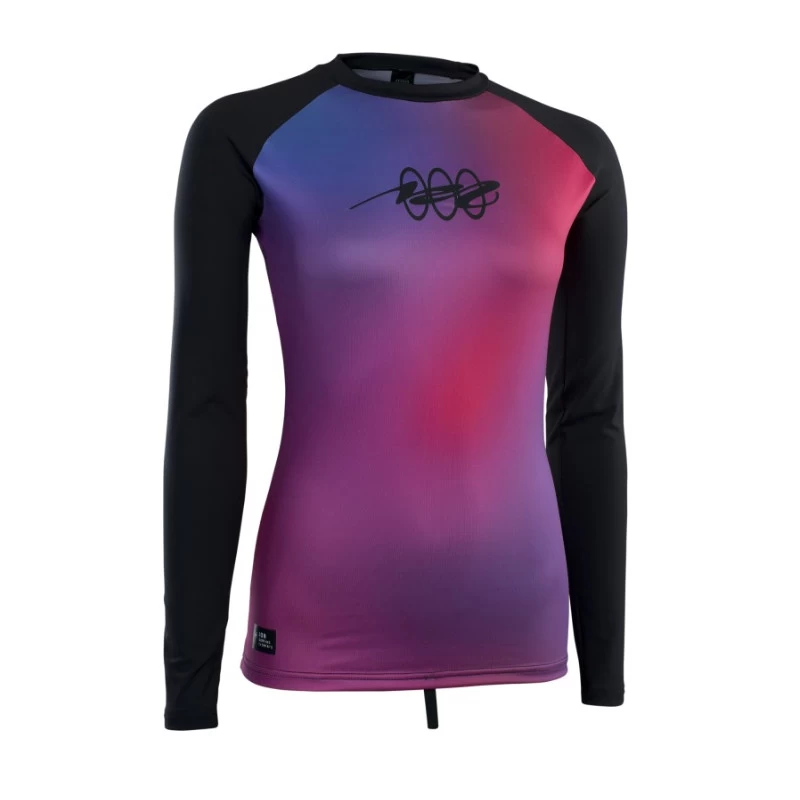 Top ION Lycra Femme Rashguard Lizz LS Manches Longues Pink Gradient 1 Top ION Lycra Femme Rashguard Lizz LS Manches Longues Pink Gradient
